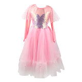 Great pretenders verkleedjurk prinses roze elegant, 7-8 jaar - afbeelding 1