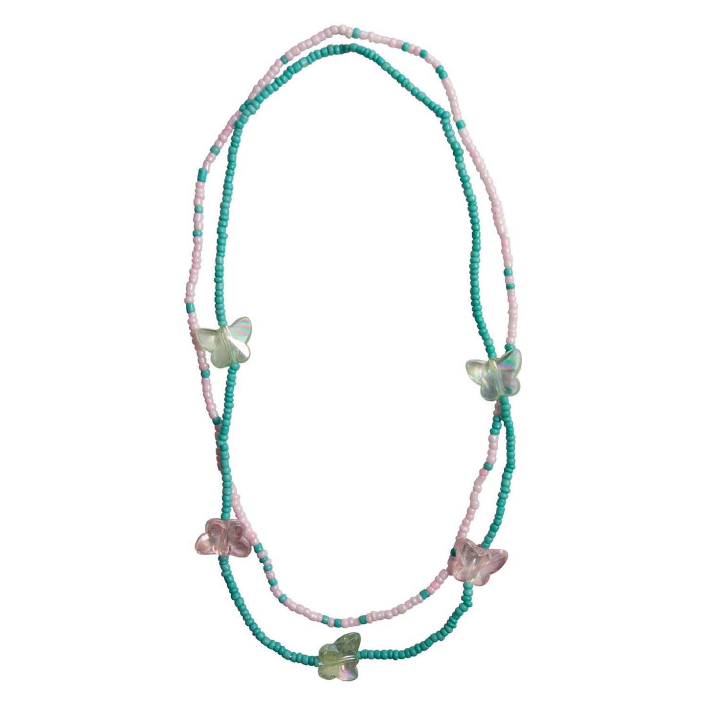 Great pretenders pretty shy butterfly kettingset - 2st.