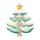 Great pretenders snowflake ketting en ring set - 2st.