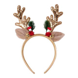 Great pretenders holiday rudolph gouden kersthaarband voor kinderen - afbeelding 1