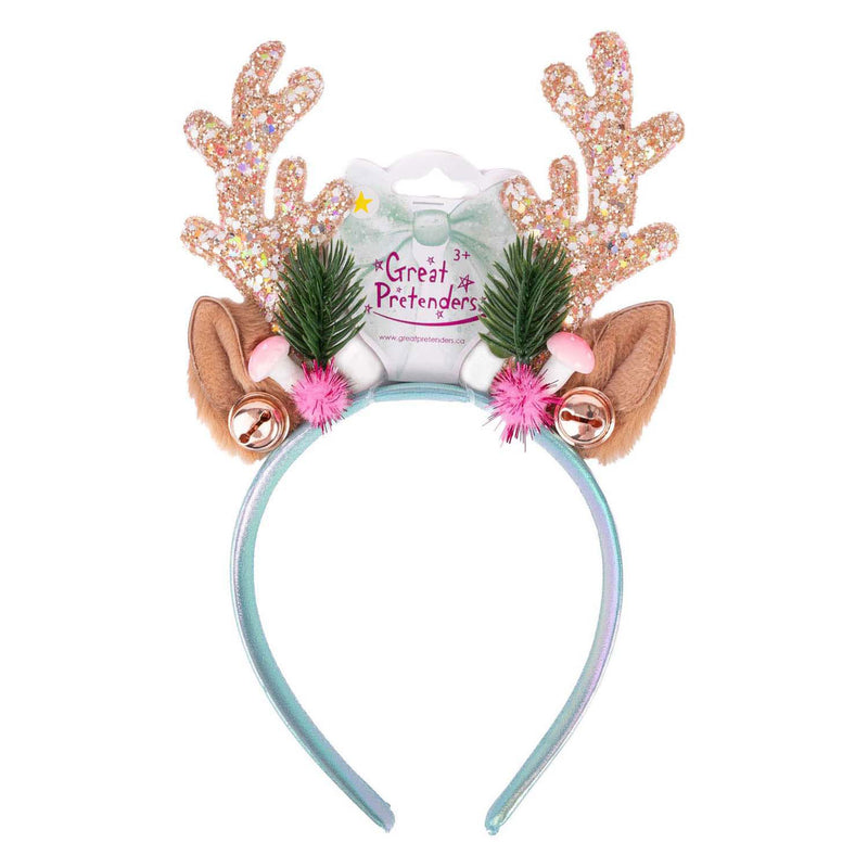 Great pretenders holiday rudolph haarband - roze mint