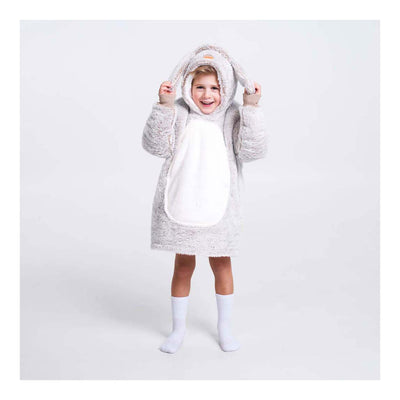 Noxxiez knuffel hoodie small trui konijn, 3-6 jaar