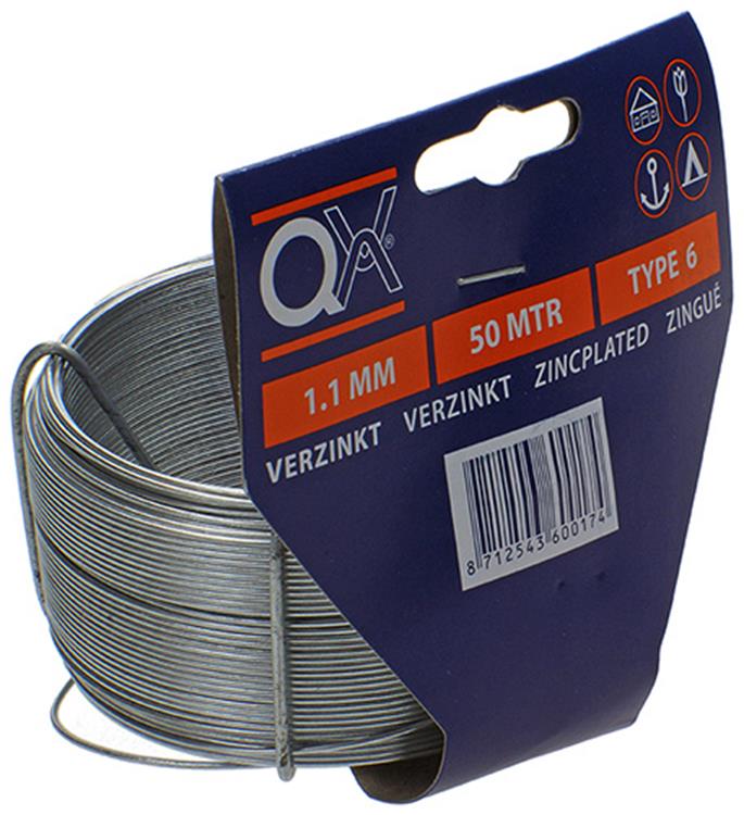 Qx 1013366 - binddraad verz.1,1mm n.6 | 5 stuks