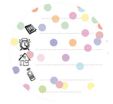 Haza witbaard uitnodigingen confetti, 6st. - afbeelding 2
