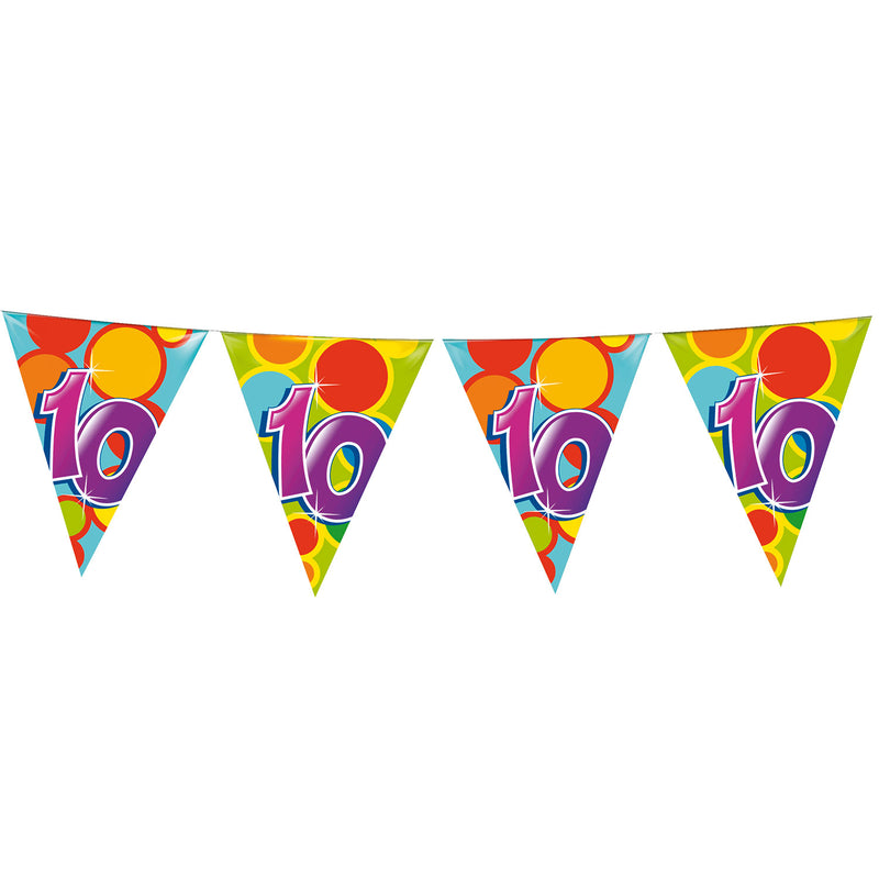 Haza witbaard vlaggenlijn 10 jaar, 10mtr.