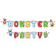 Haza witbaard letterslinger monster party