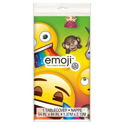 Haza witbaard emoji tafelkleed