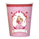 Haza witbaard bekers prinses, 8st.
