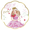 Haza witbaard uitnodigingen prinses, 6st.