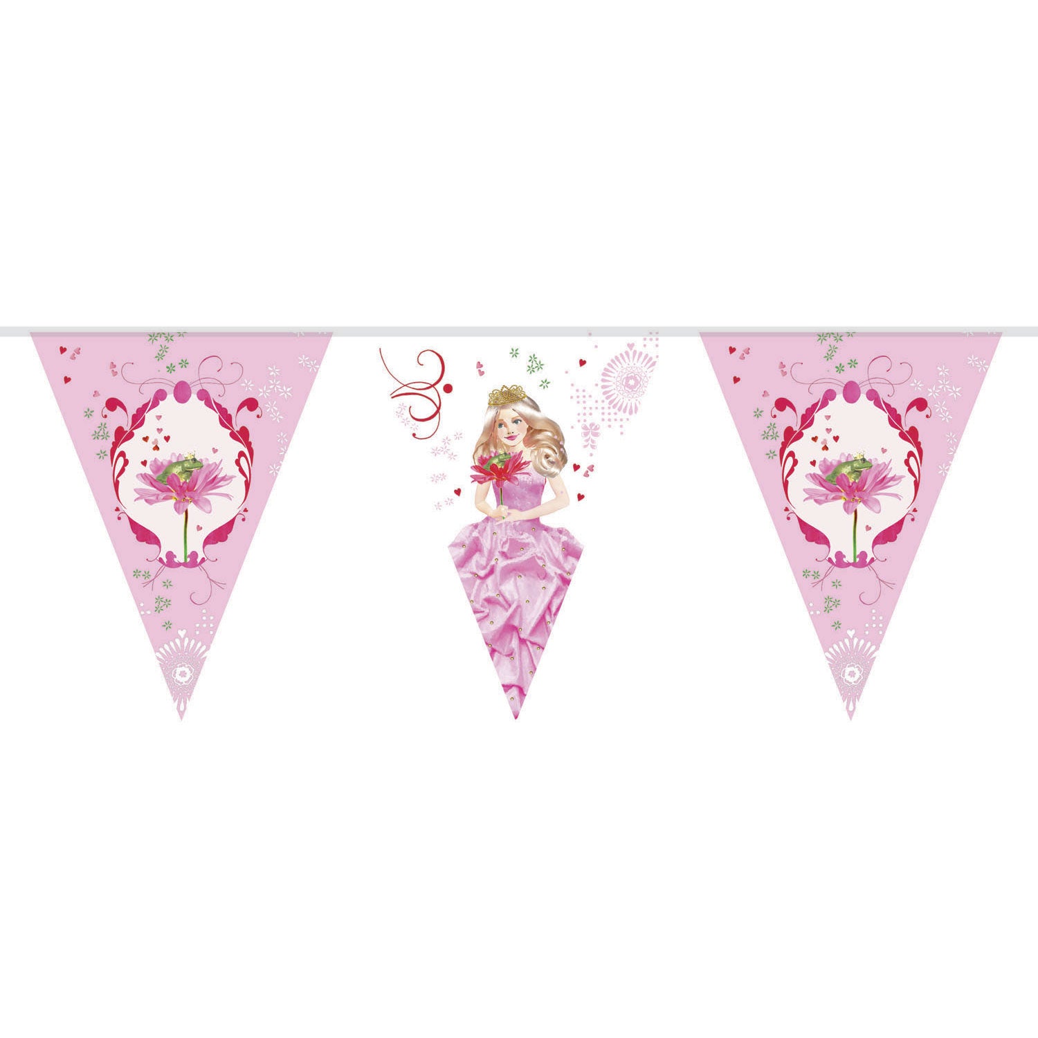 Haza witbaard vlaggenlijn prinses, 10mtr.