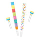 Haza witbaard roltongen confetti, 6st.