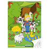 Haza witbaard kleurboek boerderij