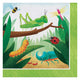 Haza witbaard insecten servetten, 16st.