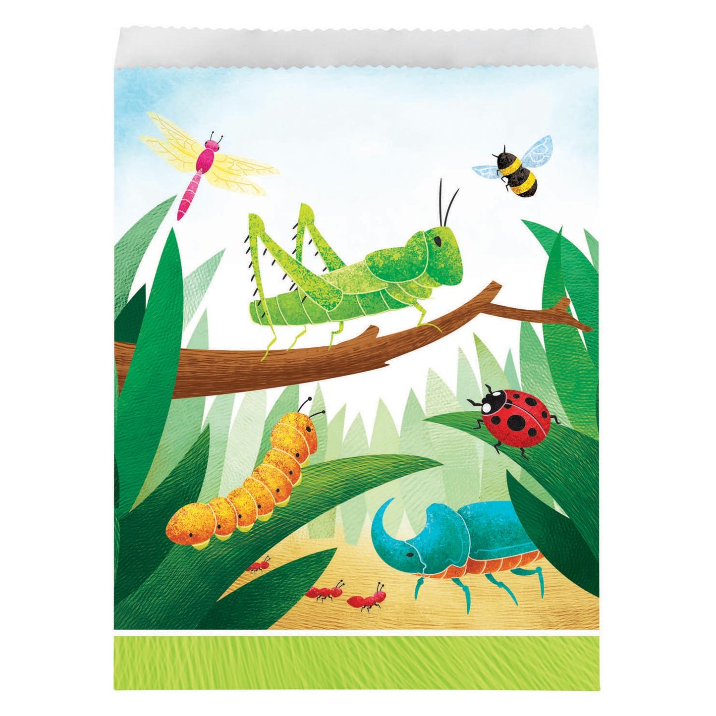 Haza witbaard insecten uitdeelzakjes, 8st.