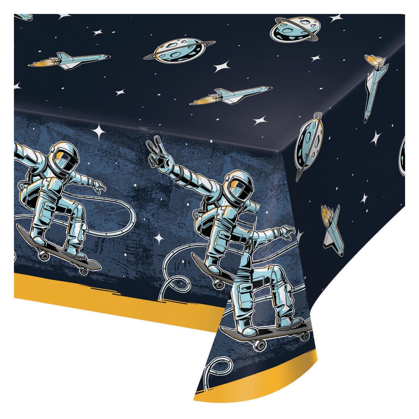 Haza witbaard astronaut tafelkleed