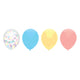 Haza witbaard ballonnenmix pastel, 6st.