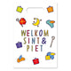 Haza witbaard uitdeelzakjes welkom sint piet, 6st