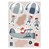 Haza witbaard raamstickers sint co. - afbeelding 2