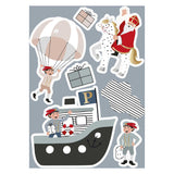 Haza witbaard raamstickers sint co. - afbeelding 3