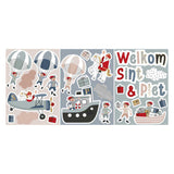 Haza witbaard raamstickers sint co. - afbeelding 5