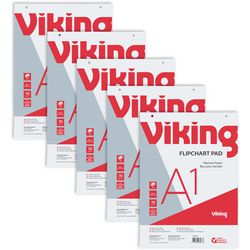 Extra wit flipoverblok blanco od 80g m2 59x81cm perforatiestrook 40vel