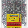 Rotadrill 1040032 - universeelschroef ckpzd vz 4.0x40mm (200) | 4 stuks