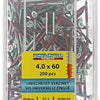 Rotadrill 1039978 - universeelschroef vkpzd vz 4.0x60mm (200) | 4 stuks