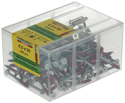 Rotadrill 1039998 - universeelschroef vktx vz 4.5x50mm (200) | 4 stuks