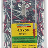 Rotadrill 1039998 - universeelschroef vktx vz 4.5x50mm (200) | 4 stuks