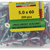 Rotadrill 1040000 - universeelschroef vktx vz 5.0x60mm (200) | 4 stuks