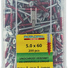 Rotadrill 1040000 - universeelschroef vktx vz 5.0x60mm (200) | 4 stuks