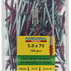 Rotadrill 1040001 - universeelschroef vktx vz 5.0x70mm (100) | 4 stuks