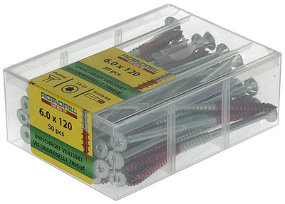 Rotadrill 1040005 - universeelschroef vktx vz 6.0x120mm (50) | 4 stuks