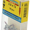 Rotadrill 1039768 - universeelschroef vk pzd vz 3.0x12mm (50) | 6 stuks
