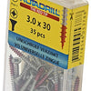 Rotadrill 1039770 - universeelschroef vk pzd vz 3.0x30mm (35) | 6 stuks
