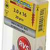Rotadrill 1039848 - universeelschroef vk pzd rvs-a2 3.0x16mm (20) | 6 stuks