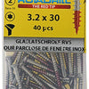 Rotadrill 1039915 - glaslatschroef lk torx rvs-410 3.2x30mm (40) | 6 stuks