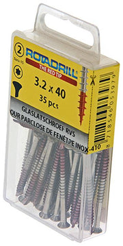 Rotadrill 1039916 - glaslatschroef lk torx rvs-410 3.2x40mm (35) | 6 stuks - afbeelding 3