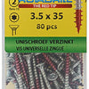 Rotadrill 1039930 - universeelschroef vktx vz 3.5x35mm (80) | 6 stuks