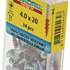 Rotadrill 1039775 - universeelschroef vk pzd vz 4.0x20mm (34) | 6 stuks