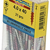 Rotadrill 1039779 - universeelschroef vk pzd vz 4.0x40mm (21) | 6 stuks