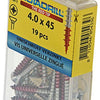 Rotadrill 1039780 - universeelschroef vk pzd vz 4.0x45mm (19) | 6 stuks