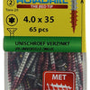 Rotadrill 1039936 - universeelschroef vktx vz 4.0x35mm (65) | 6 stuks