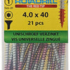 Rotadrill 1039925 - universeelschroef vktx vz 4.0x40mm (21) | 6 stuks