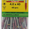 Rotadrill 1039937 - universeelschroef vktx vz 4.0x40mm (60) | 6 stuks