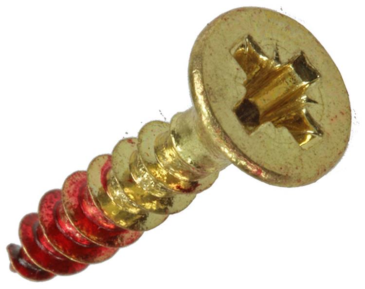 Rotadrill 1039888 - universeelschroef messing vk pzd 4,0x20mm (8) | 6 stuks