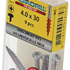Rotadrill 1039893 - universeelschroef ck pzd rvs 4.0x30mm (9) | 6 stuks