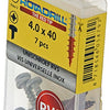 Rotadrill 1039894 - universeelschroef ck pzd rvs 4.0x40mm (7) | 6 stuks