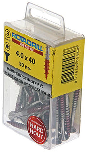 Rotadrill 1039899 - hardhoutschroefzelfb.sppls.rvs t20 4.0x40mm (50) | 6 stuks - afbeelding 3
