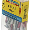 Rotadrill 1039782 - universeelschroef vk pzd vz 4.5x45mm (15) | 6 stuks